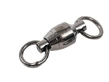 【中古】【輸入品・未使用】(1 NS-Black) - Spro Ball Bearing Swivel with 2 Welded Ring-Pack of 3 (NS Black Size 1)