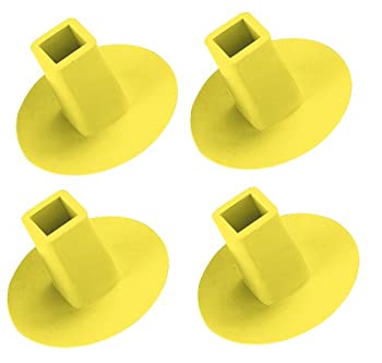 【中古】【輸入品・未使用】Markwort 4パックGroundレセプタクルplugs-hi Vis (イエロー)