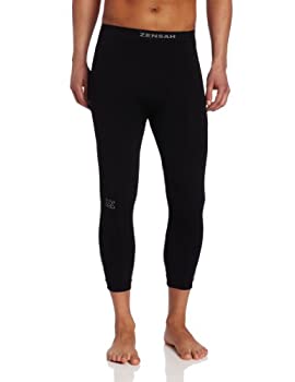【中古】【輸入品・未使用】ZensahリカバリCapris???3?/ 4圧縮タイツfor Running Working Out、バスケットボール ブラック画像