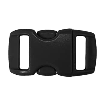 【中古】【輸入品・未使用】Paracord Planet 3/8 インチ 成形 サイドリリースバックル ネオン クリア (透明) 蛍光色などの各種カラー (30 色以上から選択可能) - 5 個入り、
