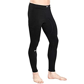 【中古】【輸入品・未使用】(Large Black) - Zensah Mens Tech tight - Compression Tights running Tights for Men Best Compression Tights