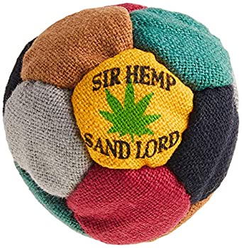 【中古】【輸入品・未使用】World Footbag Sir Hemp ハッキーサック フットバッグ、ブラック/グリーン/グレー/レッド/タン/イエロー