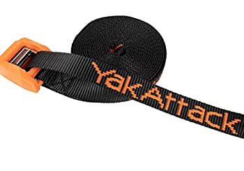 【中古】【インポート品・未当て嵌める】YakAttack カムストラップ | 12フートまたは15フート(2個仕掛ける) カヤックカムストラップ 亜米利加製 天然ゴム製バックル覆いかぶせる付き添い人 12\u0027