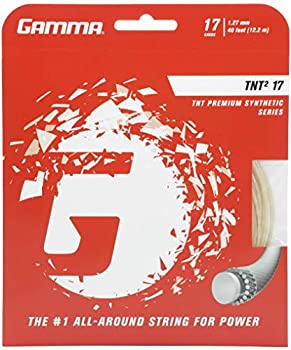 【中古】【輸入品・未使用】Gamma tnt2?16?G Tennis String 16G - Single Set (40 Feet)