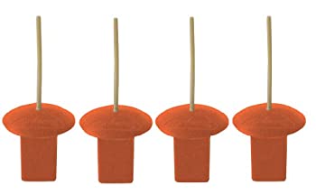 【中古】【輸入品・未使用】Markwort Base Plug with Indicator-4 pack-Orange Rubber Base Plug with Single Indicator