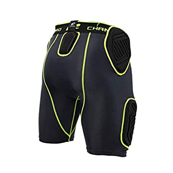 【中古】【インポート品・未当て嵌める】CHAMPRO Bull Rush 5パッドコルセット、濃灰色、ブラックインセット、成年者用L