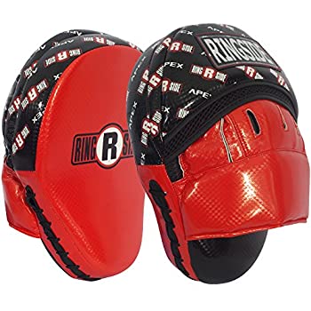 【中古】【輸入品・未使用】(Red / Black) - Ringside Apex Punch Mitts