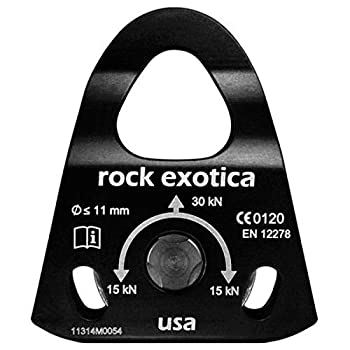 【中古】【輸入品・未使用】Rock Exotica ミニ機械プーリーシステム ブラック シングル