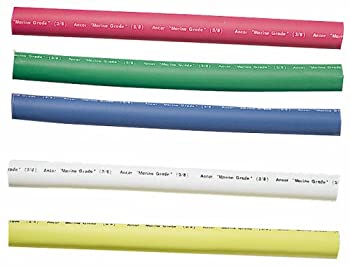 【中古】【輸入品・未使用】Ancor 304506 Marine Grade Electrical Heat Activated Adhesive Lined Shrink Tubing Kit (1cm Diameter 15cm Long Assorted Colours 5-Pack)