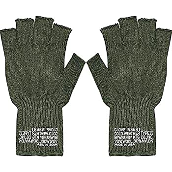 【中古】【39shop】【輸入品・未使用】Rothco★GI ウール 指なし手袋 オリーブ(新古品)|アトリエ絵利奈
