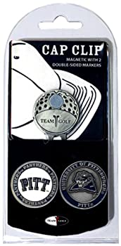 【中古】【インポート品・未当て嵌める】Team Golf 23747 University of Pittsburgh Golf Ball Marker Hat Clip