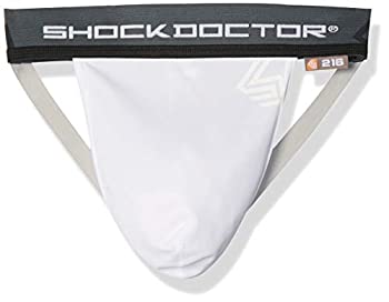 【中古】【輸入品・未使用】Shock Doctor メンズ サポーター ポケットなし ホワイト XL