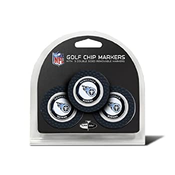 【中古】【輸入品・未使用】NFL Tennessee Titans 3パックゴルフチップボールマーカー