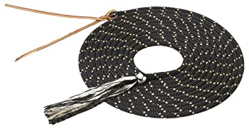 【中古】【インポート品・未当て嵌める】Weaver Leather Silvertip Get Down Rope (カーンマントル) 黒いこと/タン 14フート