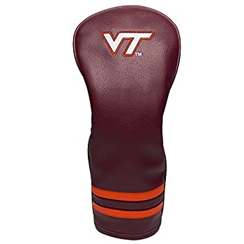 【中古】【39shop】【輸入品・未使用】Team★Golf NCAA バージニアテックホーキーズ ヴィンテージ フェアウェイ ゴルフクラブヘッドカバー フォームフィットデザイン レトロデザイン 優(新古品)|アトリエ絵利奈