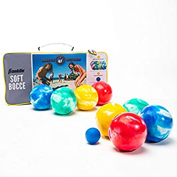 【中古】【インポート品・未当て嵌める】Franklin Sports ファミリーソフトボッチェセット