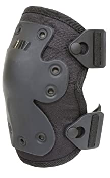【中古】【輸入品・未使用】HWI TACTICAL GEAR 次世代(十字型) ニーパッド ブラック NGK100BK
