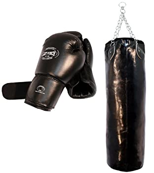 【中古】【輸入品・未使用】Last Punch プロ仕様丈夫なボクシンググローブ\u0026チェーン付き大型パンチングバッグ