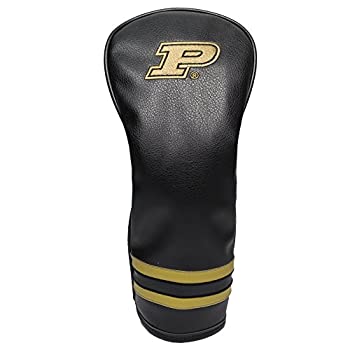 【中古】【39shop】【輸入品・未使用】Team★Golf NCAA Purdue Boilermakers ヴィンテージフェアウェイゴルフクラブヘッドカバー フォームフィットデザイン レトロデザイン 優れた刺繍(新古品)|アトリエ絵利奈