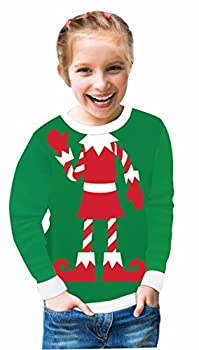 【中古】【39shop】【輸入品・未使用】(Large★One Color) - Forum Child's Elf Ugly Christmas Sweater One Colour Large（新古品）｜アトリエ絵利奈