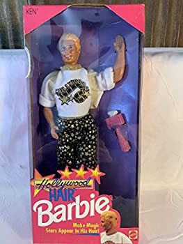 おもちゃ その他 ずっと気になってた 中古 輸入品 未使用未開封 バービー ハリウッドヘア 1992 Kenの髪に マジックスター アプリケーター付き 人形 ケン Shoxruxtj Com