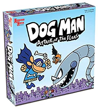 【中古】【輸入品・未使用】ドッグマン ボードゲーム ノミの攻撃 (Fuzzy Little Evil Animal Squad) DAV Pilkey作人気ドッグマンブックシリーズに基づくUniversity Games製