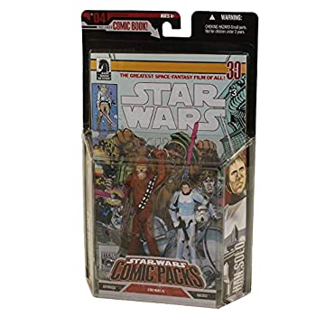 【中古】【インポート品・未当て嵌める】Star Wars 3.75 Expanded Universe Han Solo \u0026 Chewbacca