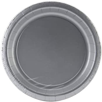 【中古】【インポート品・未当て嵌める】Shimmering Silver (Silver) Paper Dinner Plates きらめく銀（しろがね色）紙晩さん会一皿♪ハロウィン♪クリスマス♪ 皿・プレート-食器・カトラリー・グラス-食器