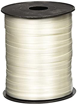 【中古】【39shop】【輸入品・未使用】White★Curling Ribbon 500 yds by Rhode Island Novelty(新古品)|アトリエ絵利奈