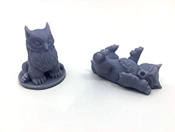 【中古】【インポート品・未当て嵌める】HERO Creations ? Ursidae Bubo- ダンジョンズ\u0026ドラゴンズの通り手形ファインダ用細密画2個容器に並べる (薄墨色/未ペンキ塗り)