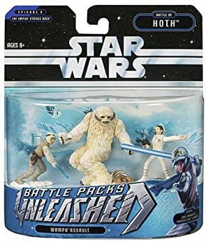 【中古】【インポート品・未当て嵌める】Star Wars Unleashed Battle 4 Pack Luke Wampa and Leia
