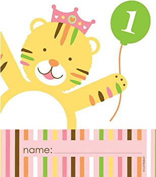 【中古】【輸入品・未使用】Sweet Safari Pink 1st Birthday Treat Bags スウィートサファリピンク第1誕生日の御馳走バッグ♪ハロウィン♪クリスマス♪