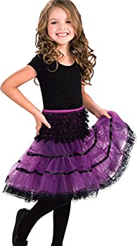 【中古】【輸入品・未使用】Forum Novelties Child's Crinoline Skirt Purple and Black