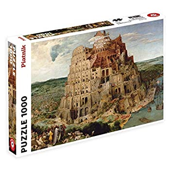 【中古】【39shop】【輸入品・未使用】1000ピース★ジグソーパズル Piatnik バベルの塔 Bruegel: The Tower of Babel 44×68cm 5639(新古品)|アトリエ絵利奈