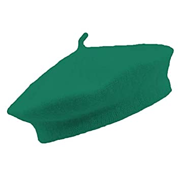 【中古】【39shop】【輸入品・未使用】Jacobson★Hat Company クラシック ウール100% グリーン フレンチベレー帽(新古品)|アトリエ絵利奈