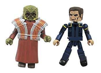 【中古】【輸入品・未使用】Diamond Select Toys Star Trek Legacy Minimates Series 1 Captain Archer and Xindi Action Figure