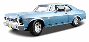 【中古】【39shop】【輸入品・未使用】Maisto★1970 Chevy Nova SS クーペ、ブルー - Maisto 31132 - 1/18スケール ダイキャストモデルカー（新古品）｜アトリエ絵利奈