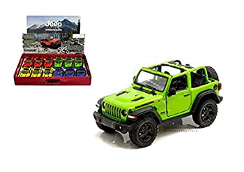 【中古】【39shop】【輸入品・未使用】DIECAST★Toys 車 KINSMART 1:34 ディスプレイ - 2018 Jeep Wrangler ハードトップなし (ブルー、グリーン、レッド、イエロー) 4個セット KT5412D（新古品）｜アトリエ絵利奈
