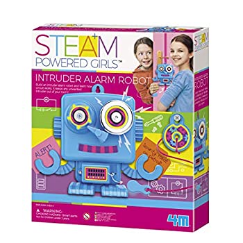 【中古】【インポート品・未当て嵌める】4M Intruder アラームロボット キッズサイエンスキット