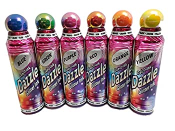【中古】【39shop】【輸入品・未使用】ダズル★グリッター ビンゴ 塗り絵の具 6個パック - ミックスカラー(新古品)|アトリエ絵利奈