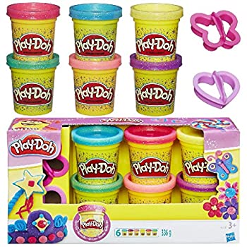 【中古】【輸入品・未使用】Hasbro Glitzerknete: Play-Doh Glitzerknete