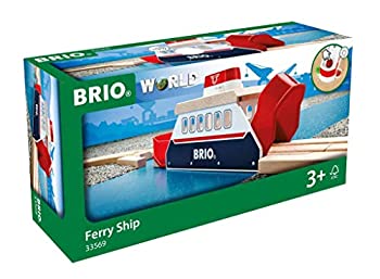 【中古】【インポート品・未当て嵌める】BRIO ともし火\u0026物音付乗り合い船 33569