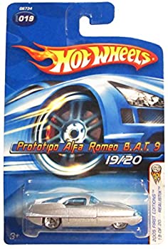 【中古】【輸入品・未使用】Mattel Hot Wheels 2005 1:64 Scale First Editions Realistix Silver Prototipo Alfa Romeo B.A.T. 9 19/20 Die Cast Car #019