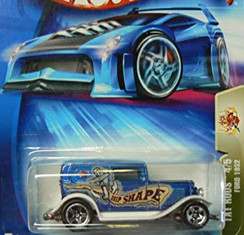 【中古】【39shop】【輸入品・未使用】Mattel★Hot Wheels 2004 Tat Rods 1:64 Scale Blue 1932 Ford 4/5 Die Cast Car #121（新古品）｜アトリエ絵利奈
