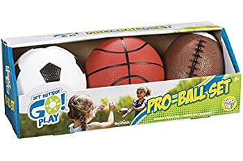 【中古】【インポート品・未当て嵌める】Toysmith Pro-Ball Set (5\" Soccer Ball 5\"" Basketball 6.5\"" Football) by Toysmith [Toy] [並行輸入品]"