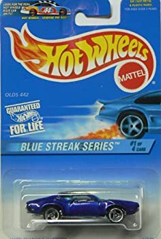 【中古】【39shop】【輸入品・未使用】Mattel★Hot Wheels 1997 Blue Streak Series 1:64 Scale Blue Olds 442 Die Cast Car 1/4（新古品）｜アトリエ絵利奈