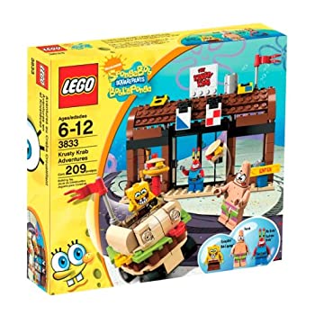 【中古】【インポート品・未当て嵌める】[海綿質 ・ シリング]SpongeBob SquarePants LEGO Krusty Krab Adventures 3833 [並行輸入品]