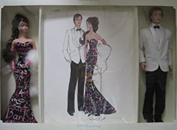 【中古】【インポート品・未当て嵌める】バービーあやつり人形 45th Anniversary BARBIE Doll \u0026 KEN Doll Giftset Limited Edition Fashion Model Collection - Silkstone Robert Best Design (2