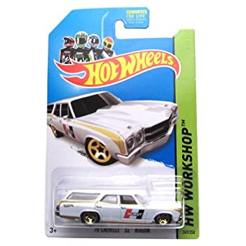 【中古】【39shop】【輸入品・未使用】2014★Hot Wheels Hw Workshop 245/250 - '70 Chevelle SS Wagon (White)(新古品)|アトリエ絵利奈