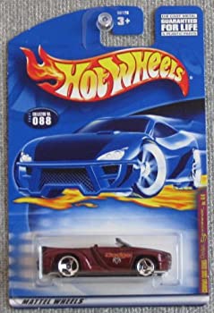 【中古】【インポート品・未当て嵌める】Mattel Hot Wheels 2001 1:64 Scale Maroon Dodge Sidewinder Die Cast Car #088 ミニカー・トイカー-車